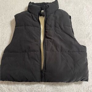 Women's Black Puffer Vest